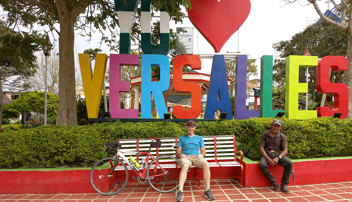 Me in the town of Versalles, Colombia