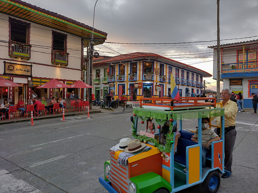 Christmas Eve in Filandia, Colombia