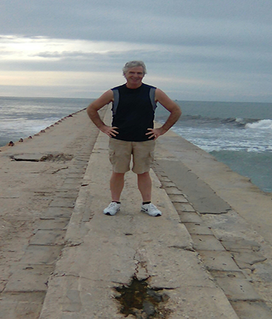 Me on the old Muelle (dock) in Puerto Colombia, Colombia