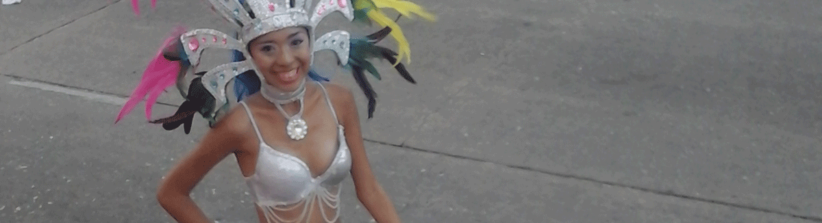 Another dancer in the Barranquilla Carnaval.