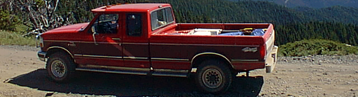 My F250 4x4 that saw countless miles offroad.