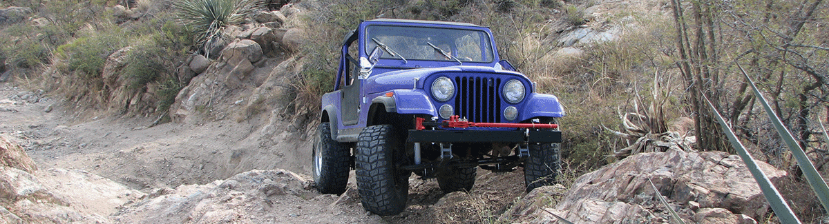 4x4 offroading in Arizona.
