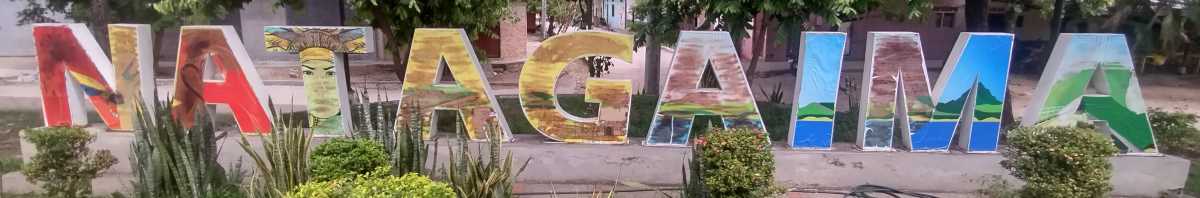 natagaima-sign.jpg There are two city letters signs, this one is at the town entrance, the other is in the main plaza.