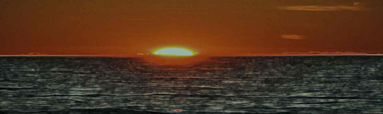 Sunset at Puerto Pe&ntilde;asco, Mexico.