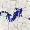 Mendoza, AR, 2024 walking route with image positions
