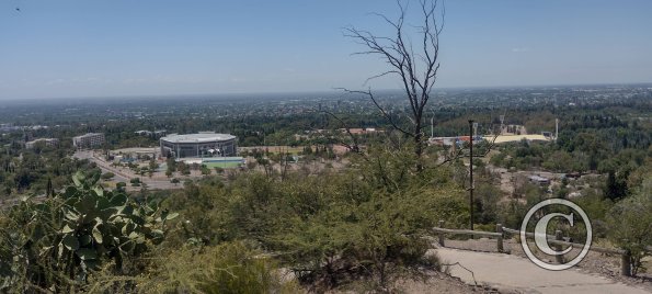 Parque San Martín at the hilltop viewpoint
