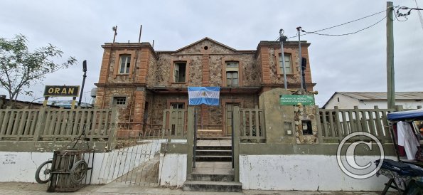 Historic building at the mercado, in renovation