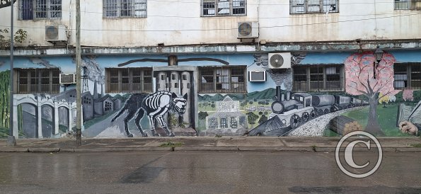 Mural across from Plaza San Martin (2)