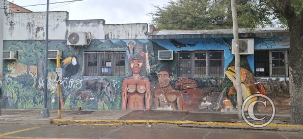 Mural across from Plaza San Martin (4)