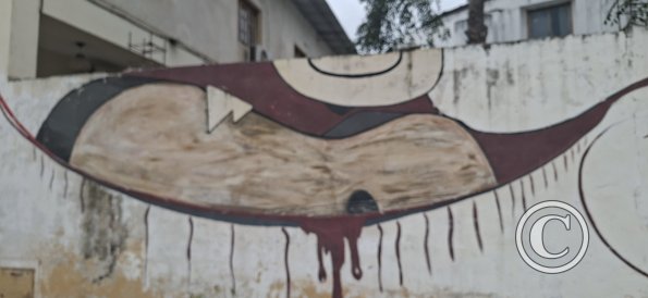Mural on Calle Pringles near Calle Egues