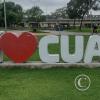Rio Cuarto sign in turning circle at Capitan Giachino y Av. Espana (2)