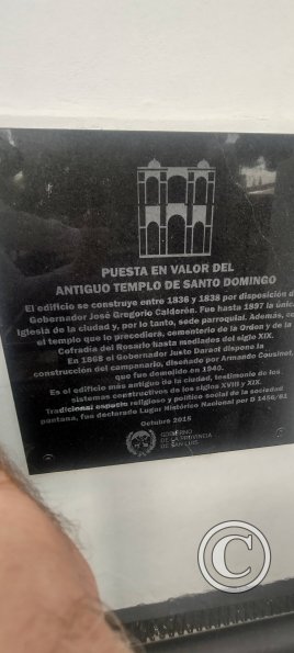 Antiguo templo Santo Domingo de Guzmán, 1838, at Plaza San Martin