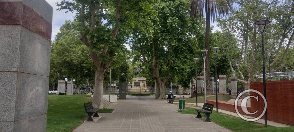 Plaza Pedernera at Pedernera y Leon Guillet y Lavalle