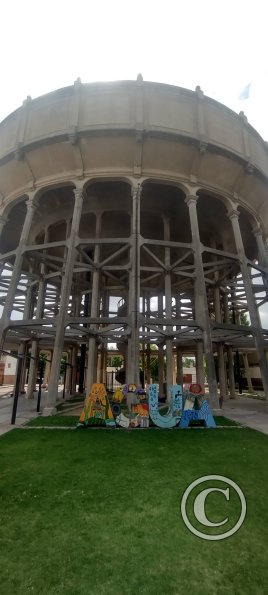Water tank at Balcarce y Pescadores
