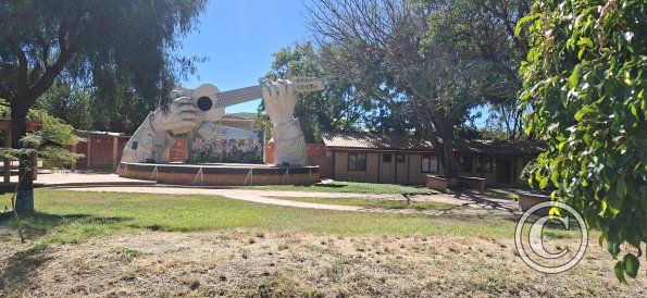 Giant Charango in Parque Kjochi
