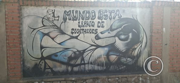 Mural on Av Teran (2)