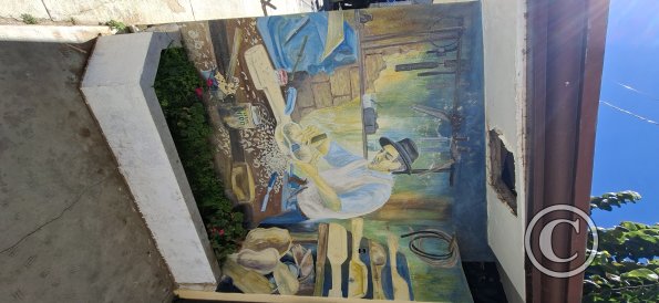 Mural on Calle Campero at Calle Heroes del Chaco
