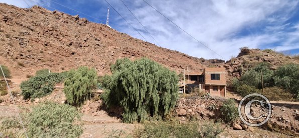 View into the back hills