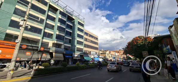 Av Ayacucho from Calle Jose Maria Santivanez
