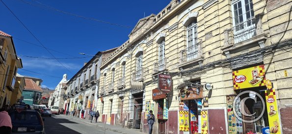 Calle Bolivar from Calle Oruro
