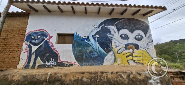 Mural at Calle Bolivar and Calle Florencio Cespedes