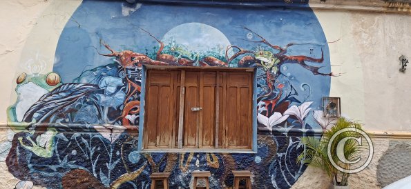 Mural on Calle Sucre at Calle Ruben Terrazas