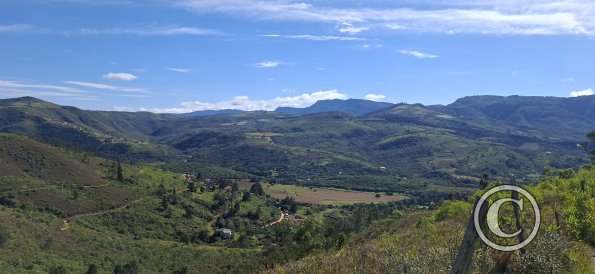 View from a hill above the town (2)
