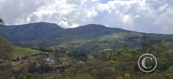 View from unnamed road