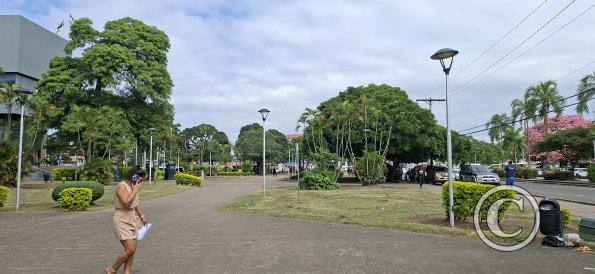Plaza at the Palacio de Justicia