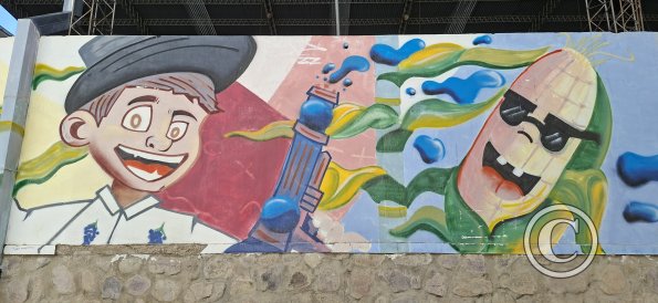 Mural on Pasaje Baldiviezo (2)