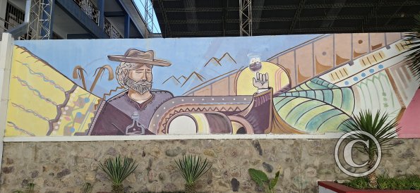 Mural on Pasaje Baldiviezo