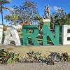 City name sign at Rotonda Norte