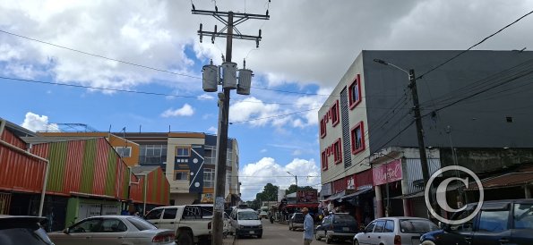 Calle Calama at the mercado