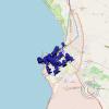 Arica Chile 2023 walking route with photo locations