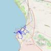 Arica Chile 2023 walking route