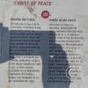 At the top of the Morro de Arica 15-the Christ of Peace plaque