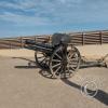 At the top of the Morro de Arica-a historic cannon from the battle