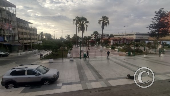 Plaza Cristobal Colón at Calle Francisco Bolognesi y Calle San Marcos