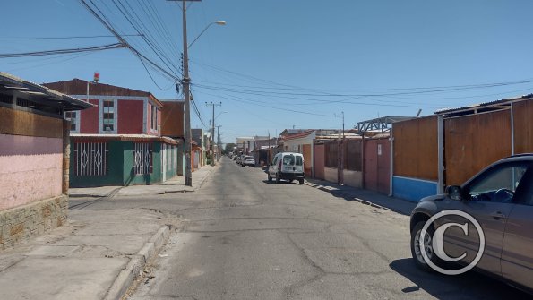 Calle Justo Arteaga y Calle Aysen
