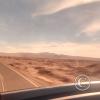 View of the barren desert from the bus (2)