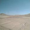 The Atacama Desert outside and above of Antofagasta