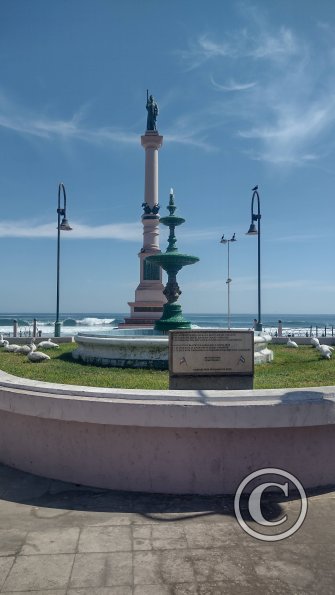 Plaza Slava on the beach near Calle Cespedes y Gonzalez