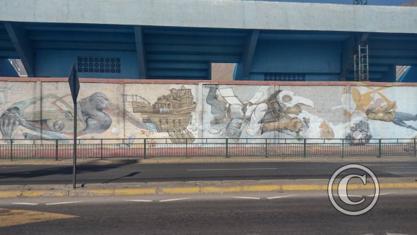 Mural at the Estadio Municipal, Av. Teniente Merino (3)