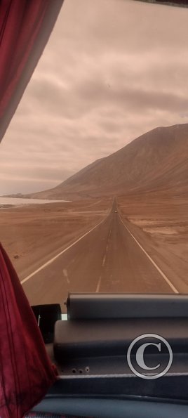 View of Panamerican Hwy from the bus