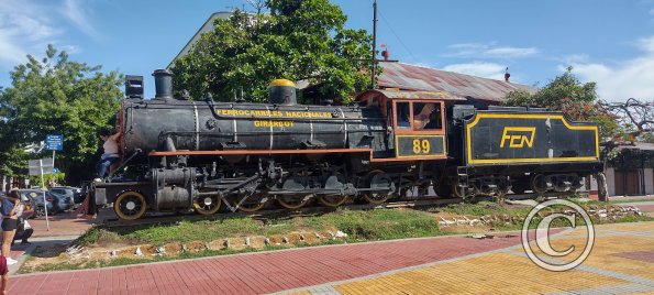 Locomotive at Calle 16 in Parque de la Locomotora