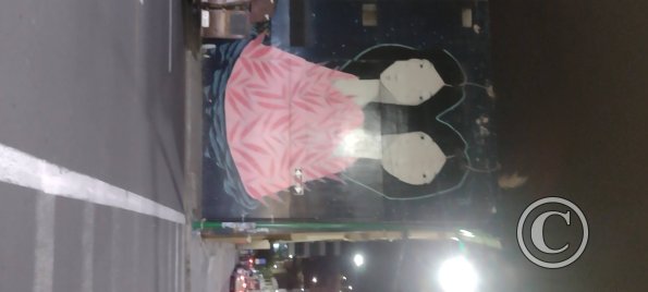 Mural on Guayaquil and Av Cevallos