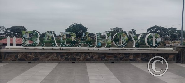 Babahoyo city name name at the Muelle Municipal
