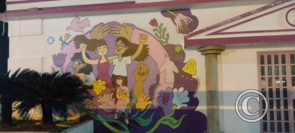 Mural on the Malecon at Sucre