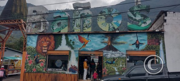 Mural on Eugenio Espejo and Thomas Halflants