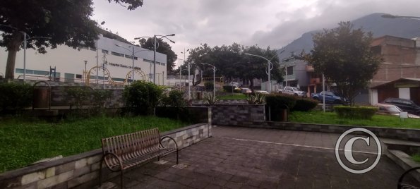 Plaza in front of the Hospital